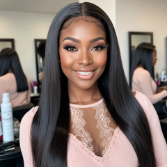 3 straight bundles with 5x5 closure (18 inch and 20 inch)