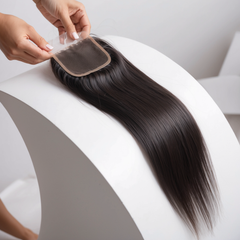 3 straight bundles with 5x5 closure (18 inch and 20 inch)